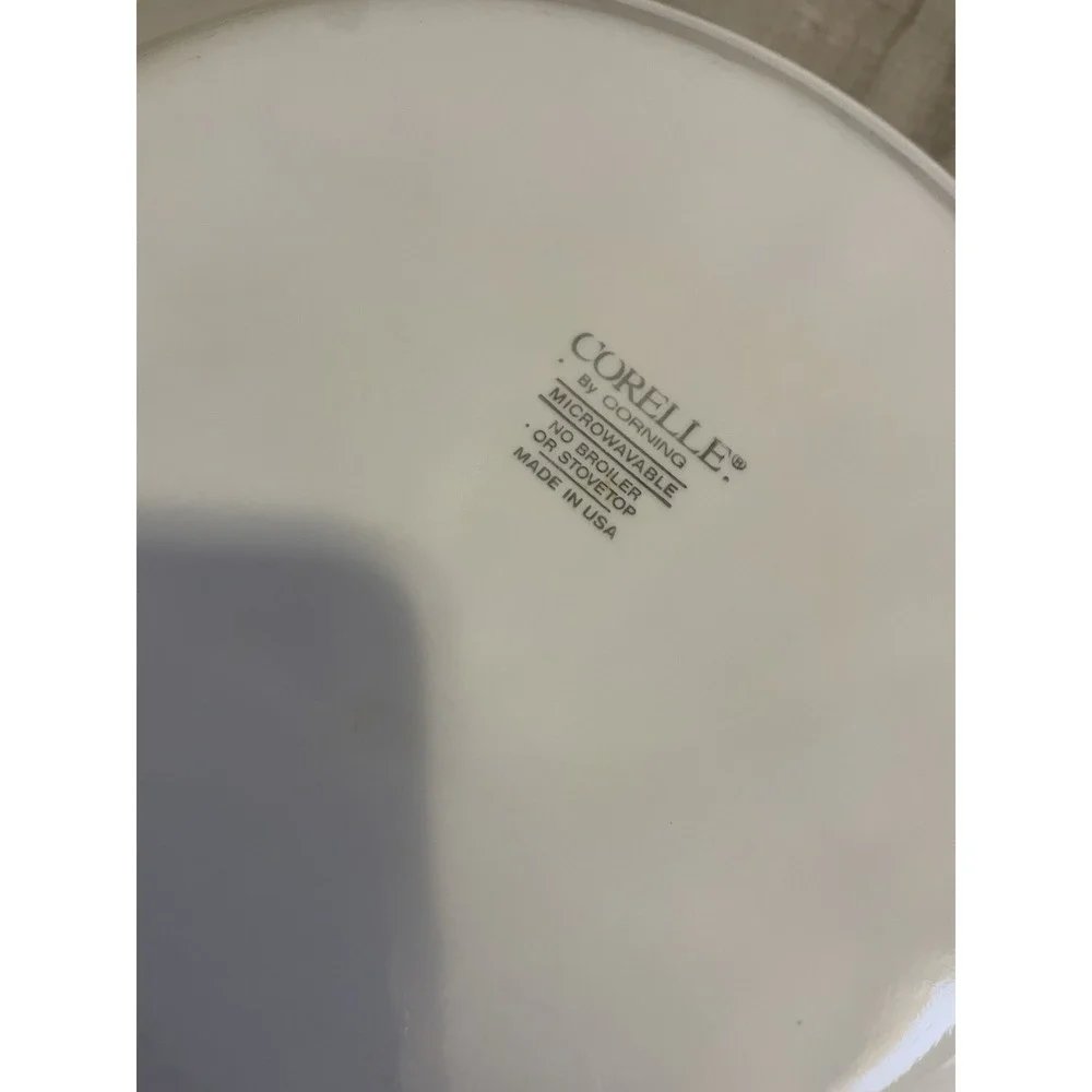 4 Corelle BLUE STAR 10¼-inch Dinner‎ Plates Discontinued